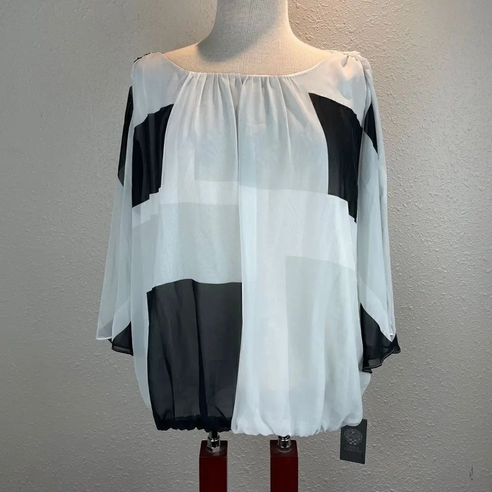NWT Vince Camuto Blouse Top Size L
